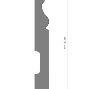 Plinta decorativa din polimer rigid L10 - 12.7x1.6x240 cm