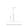 Plinta decorativa din polimer rigid S35-8x1.1x200 cm